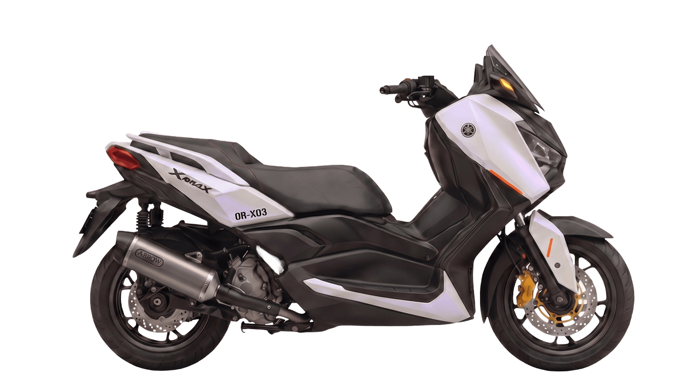 XMAX 250 in pearl white — unit OR-X03